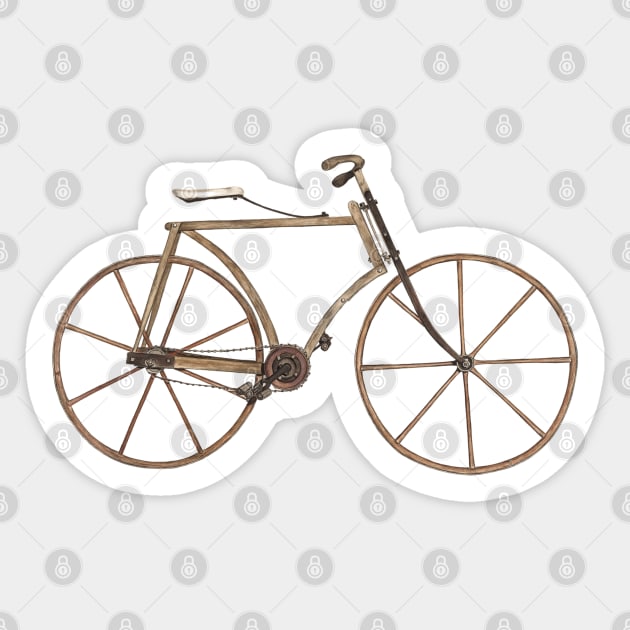 Old bicycle Sticker by Pictonom